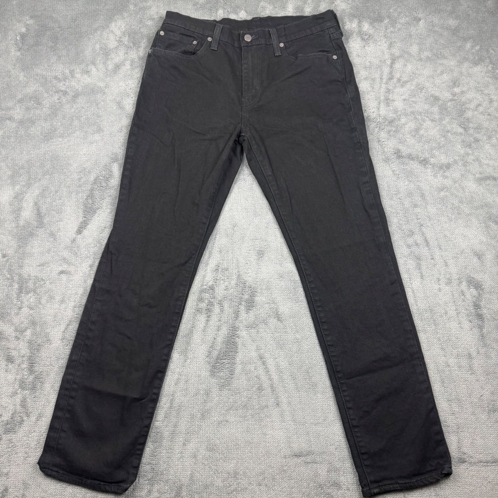 Levis Premium 511 Slim Fit Mens Jeans Black W33 L30 04511-1507 Big E